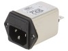 Conector Alimentare AC C14 SCHAFFNER FN9260B-2-06, 2A 250V, Montare Panou