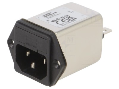 Conector AC C14 2A 250VAC foto