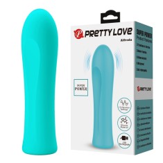 Alfreda - Vibrator clasic, verde, 10.2 cm