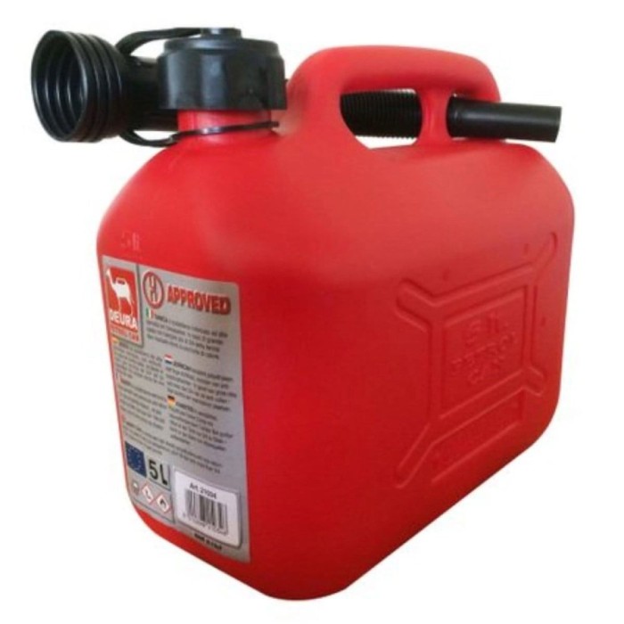 Canistră Combustibil 5L cu Palnie &ndash; Siguranță și Calitate