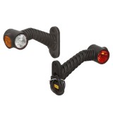 Lampa gabarit Universal, 12/24V, 175x100mm, rosu-alb-galben, omologare ECE,cu LED,, Dreapta, Rapid