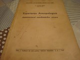 Victor Preda - Experienta antropologica si determinismul manifestarilor.. - 1941