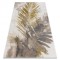 Covor BLISS Z216AZ137 crem / aur - Frunze de palmier, modern, structural, 120x170 cm