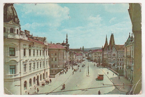 bnk cp Cluj - Vedere spre str Dozsa - circulata