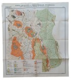 A3396N Harta geologică a &icirc;mprejurimilor Tulgheșului, Ion Anastasiu, 1927, Institutul Geologic al Rom&acirc;niei
