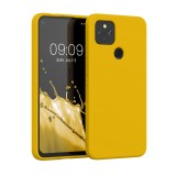 Husa Kwmobile pentru Google Pixel 4a 5G, Galben, Silicon, KWM0000125H016C, Carcasa