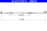 ATE 24.3727-0237.2 Cablu, frana de parcare