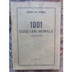 Colonel Gh. Rambela 1001 cugetari morale Culegere (1938)