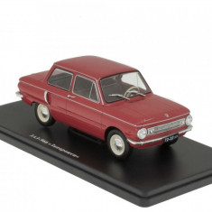 Macheta auto ZAZ 966 Zaporozhets 1967 rosu, 1:24 Colectia Automobile de Neuitat