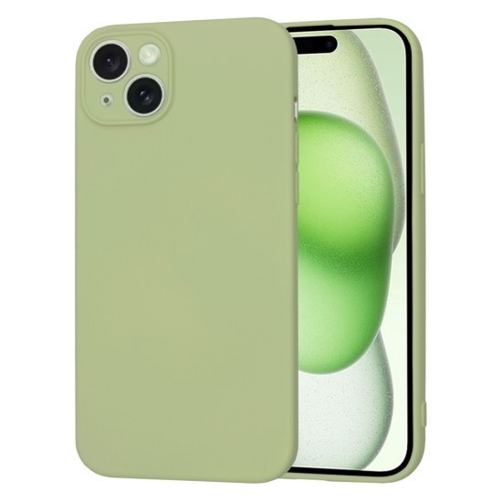 Husa pentru iPhone 15 Plus - Techsuit SoftFlex - Matcha