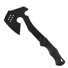 Topor multifuncțional Double Axe, oțel, 35 cm, teacă inclusă