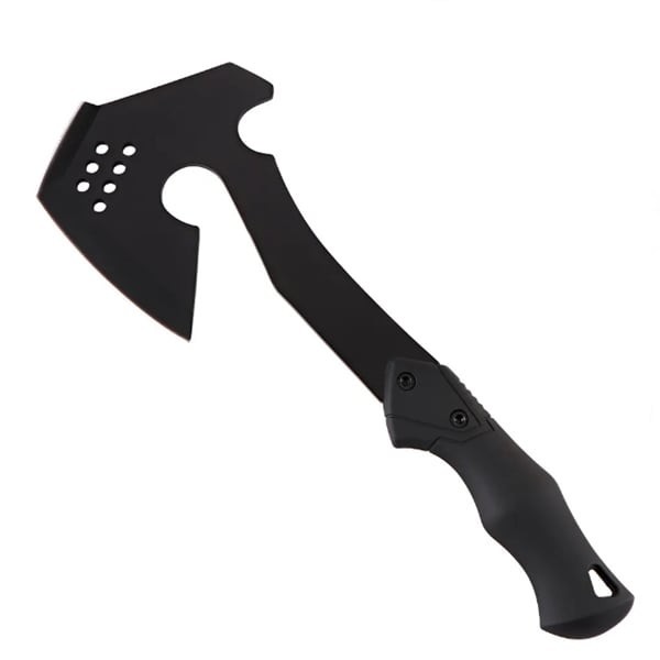 Topor multifuncțional Double Axe, oțel, 35 cm, teacă inclusă