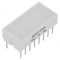 LED Afișaj Roșu Lentilă Albă Difuză 626nm 22-80mcd