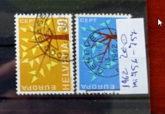 TS21 - Timbre serie - Elvetia - Helvetia 1962 Mi756