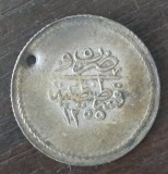 Moneda Imperiul Otoman - 1 1/2 Kurus 1843 - Anul de domnie 5 - Argint, Asia