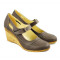 Pantofi dama cu platforma din piele naturala - Foarte comozi ! Cod: P9154G