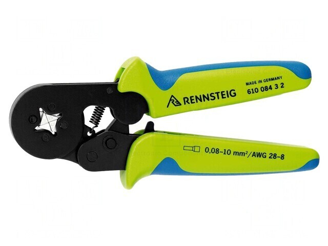 Unealtă de Sertizare pentru Mansoane de Cablu Izolate 0,08-10mm&sup2;