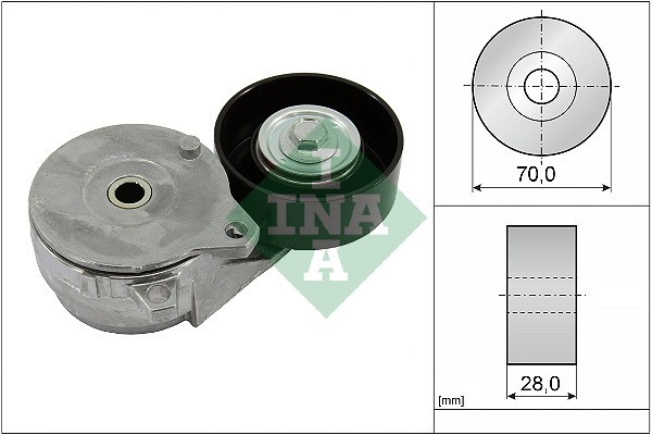 INA 534 0813 10 Intinzator curea, curea distributie