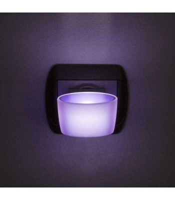 Lumina de veghe LED cu senzor tactil violet 1 LED 1W 6x4x5 cm PHENOM foto