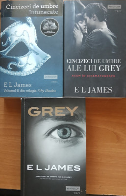 CINCIZECI DE UMBRE ALE LUI GREY - E. L. JAMES - 3 VOL foto