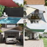 vidaXL P&acirc;nză de umbră Gri deschis și alb. 8 x 6 m 42031137