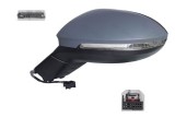 Oglinda exterioara Volkswagen Id.3, 11.2019-, montare stanga, reglaj electric; grunduit; incalzit; sticla asferica; geam cromat; rabatabil; 16 gauri