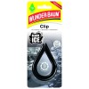 Odorizant auto Wunder-Baum Clip Black Ice, parfum masculin cedru-mosc, prindere universala