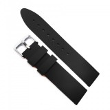 Cumpara ieftin Curea Ceas &bdquo;Minimalist Onyx&rdquo; 12S99 &ndash; Silicon Premium, Negru Mat (18mm - 22mm)