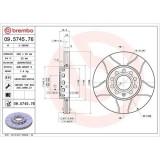 Set disc frana Audi 100 C4 12.90-11.94, A4 B5 (8d2) 11.94-12.01, A4 B6 (8e2) 11.00-12.05, A4 B6 Avant (8e5) 02.00-12.05, A4 B6 Convertible (8h7) 01.0, BREMBO