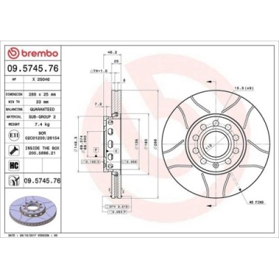 Set disc frana Audi 100 C4 12.90-11.94, A4 B5 (8d2) 11.94-12.01, A4 B6 (8e2) 11.00-12.05, A4 B6 Avant (8e5) 02.00-12.05, A4 B6 Convertible (8h7) 01.0 foto