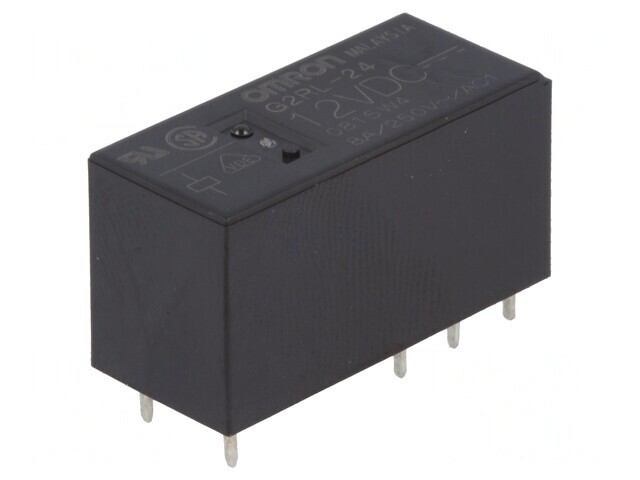 Releu Electromagnetic 12V DC 8A DPDT