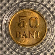 Romania 50 bani 1947 UNC cu luciu in capsula foto