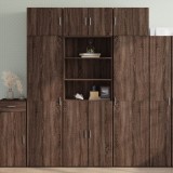 VidaXL Dulap &icirc;nalt, stejar maro, 70x42,5x185 cm, lemn prelucrat