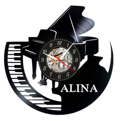 PIANIST-ceas de perete (personalizabil) foto