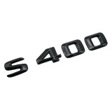Emblema S 400 Negru, pentru spate portbagaj Mercedes, Mercedes-benz