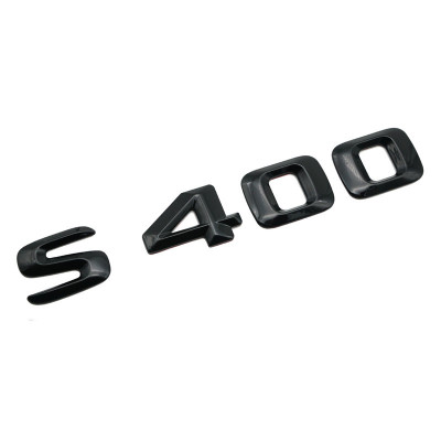 Emblema S 400 Negru, pentru spate portbagaj Mercedes foto