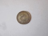 Portugalia 50 Reis 1861 argint 917 regele Pedro V