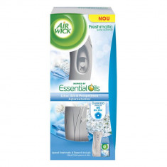 Air Wick Freshmatic cu Spray Odorizant de Camera, Liliac, 250 ml, Set Aparat Air Wick Freshmatic si Spray Odorizant Tip Aerosol, Aparat Odorizant Came foto