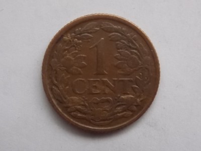 1 CENT 1917 OLANDA foto