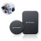 [Set 2x] Placuta metalica suport magnetic telefon Techsuit MP02, piele ecologica, negru