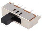Comutator Glisant 3 Poziții ON-ON-ON 0.35A 30VDC PCB THT