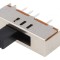 Comutator Glisant 3 Poziții ON-ON-ON 0.35A 30VDC PCB THT