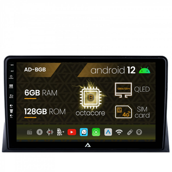 Navigatie VW Multivan T5 (2003-2015), Android 12, B-Octacore 6GB RAM + 128GB ROM, 9 Inch - AD-BGB9006+AD-BGRKIT025T5