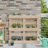 vidaXL Cutii de flori pentru paleți Euro 24 pcs Verde 42037222