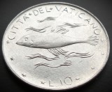 Cumpara ieftin Moneda 10 LIRE - VATICAN, anul 1977 * cod 1821 - Papa Paul VI-lea = UNC, Europa
