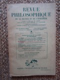 Revue philosophique de la France et de l&#039;&eacute;tranger NR 4-6 1953