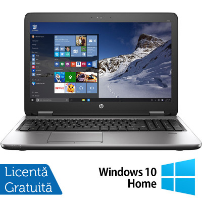 Laptop Refurbished HP ProBook 650 G2, Intel Core i5-6200U 2.30GHz, 8GB DDR4, 256GB SSD, 15.6 Inch HD, Tastatura Numerica + Windows 10 Home NewTechnolo foto