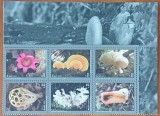 BRAZILIA-2019-''-Flora-CIUPERCI din BRAZIL''-COLITA -.''MNH-NEstampilat-MNH-Vezi-Scan