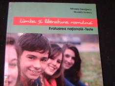 LIMBA SI LITERATURA ROMANA-MIHAELA GEORGESCU-NIC.IONESCU-EVALUARE NATIONALA- foto