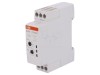Timer Programabil ABB CT-ERD.12, SPDT, 24-240VAC/DC, Montare Sina DIN, Temporizare 0.05s-100h, IP20